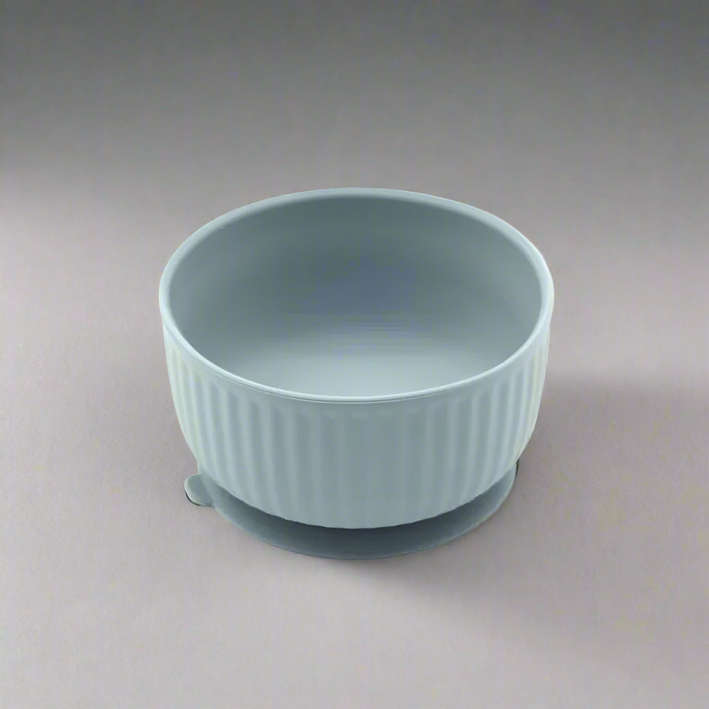 Silicone Non Slip Small Pet Watering Bowl Cat Food Bowl Dog Feeding Soft Grey